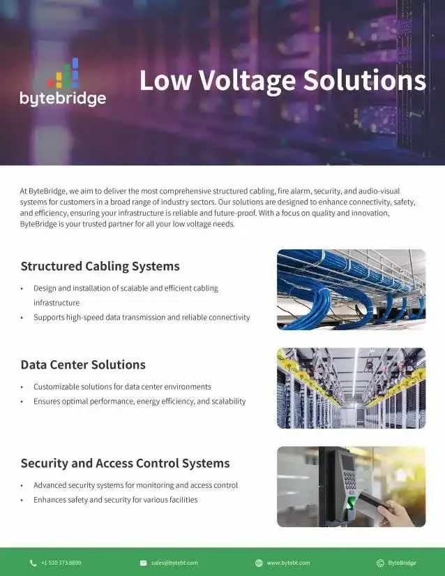 Low Voltage Solutions