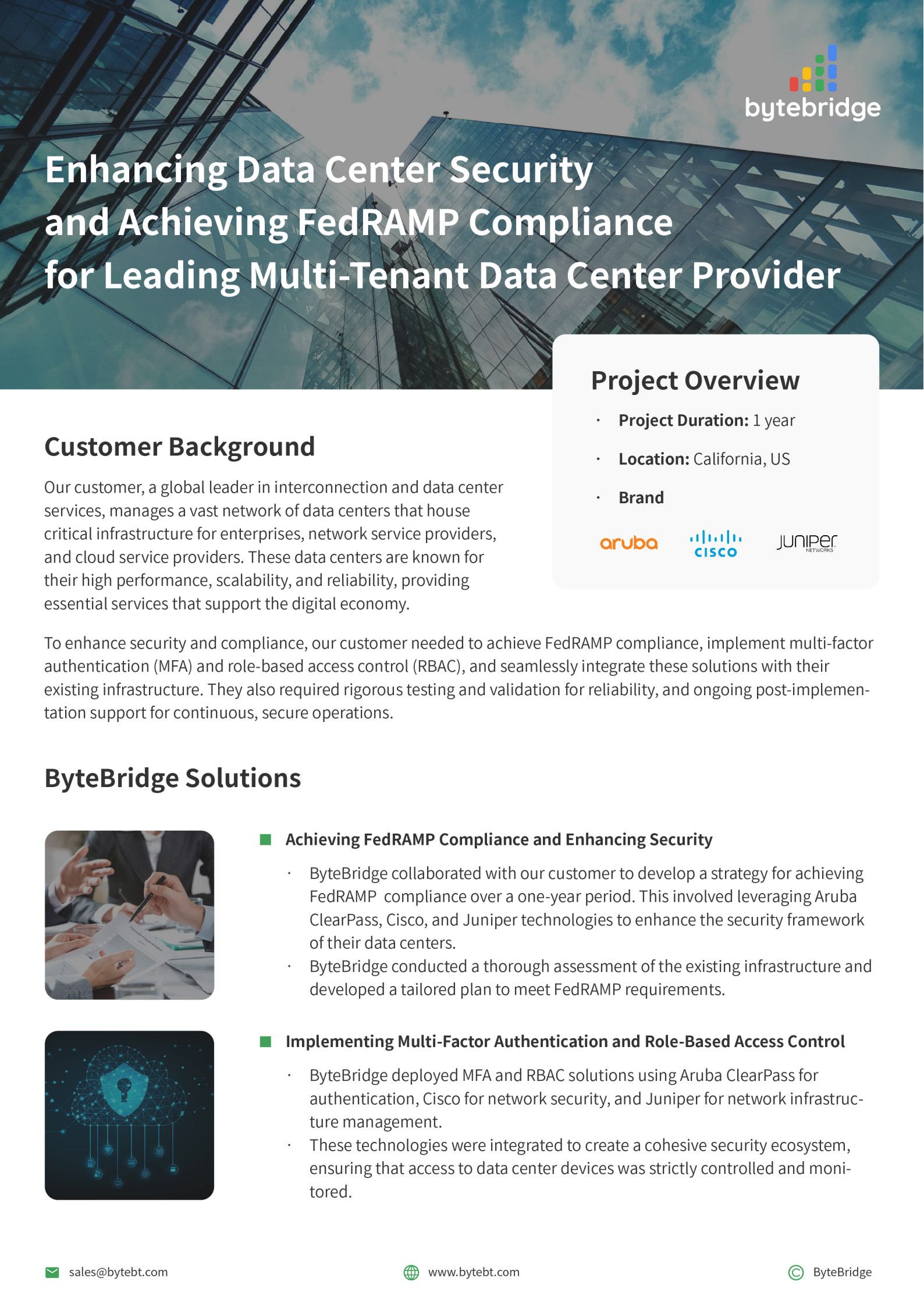 Enhancing Data Center Security and Achieving FedRAMP for Leading Multi-tenant Data Center Provider Case Study (PDF)